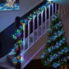 720 LED Christmas Cluster Lights Multi-coloured Multi Action Timer Lights 9.3M