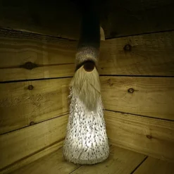 73cm Battery Operated Lit White Christmas Standing Gonk With Grey Hat -Deals Christmas Decor Store 73cm battery operated lit white christmas standing gonk with grey hat5056589194390 03c MP