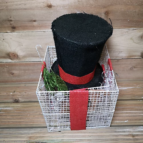 75cm Battery Operated Lit Snowman Christmas Decoration With Warm White LEDs 3 75cm Battery Operated Lit Snowman Christmas Decoration With Warm White LEDs - Image 3