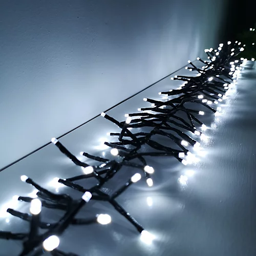 768 LED 4.5m Premier Compact Cluster Brights Indoor Outdoor Christmas Multi Function Mains Operated Lights In Cool White 2 768 LED 4.5m Premier Compact Cluster Brights Indoor Outdoor Christmas Multi Function Mains Operated Lights In Cool White - Image 2