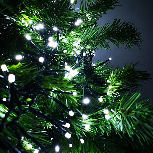 768 LED 4.5m Premier Compact Cluster Brights Indoor Outdoor Christmas Multi Function Mains Operated Lights In Cool White 3 768 LED 4.5m Premier Compact Cluster Brights Indoor Outdoor Christmas Multi Function Mains Operated Lights In Cool White - Image 3