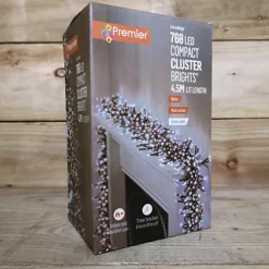 768 LED 4.5m Premier Compact Cluster Brights Indoor Outdoor Christmas Multi Function Mains Operated Lights In Cool White 7 768 LED 4.5m Premier Compact Cluster Brights Indoor Outdoor Christmas Multi Function Mains Operated Lights In Cool White -Deals Christmas Decor Store 768 led 4 5m premier compact cluster brights indoor outdoor christmas multi function mains operated lights in cool white5056589180751 04c MP