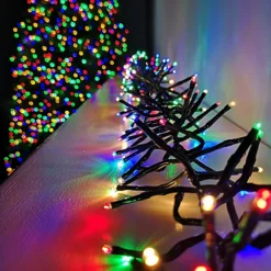768 LED 4.5m Premier Compact Cluster Brights Indoor Outdoor Christmas Multi Function Mains Operated Lights In Multicoloured