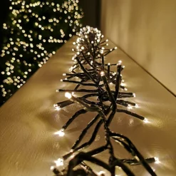 768 LED 4.5m Premier Compact Cluster Brights Indoor Outdoor Christmas Multi Function Mains Operated Lights In Warm White