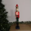 78cm LED Battery Operated Indoor Christmas Wooden Nutcracker Decoration