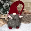 87cm Festive Christmas Gonk Decoration With Furry Body And Red Hat