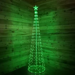 8ft (2.5m) LED Maypole Christmas Tree With Remote Control In Red, Green And Blue -Deals Christmas Decor Store 8ft 2 5m led maypole christmas tree with remote control in red green and blue5029936944573 04c MP