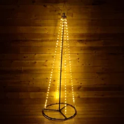 8ft (2.5m) Premier Christmas Outdoor Black Pin Wire LED Pyramid Maypole Tree In Warm & Cool White Mix 7 8ft (2.5m) Premier Christmas Outdoor Black Pin Wire LED Pyramid Maypole Tree In Warm & Cool White Mix -Deals Christmas Decor Store 8ft 2 5m premier christmas outdoor black pin wire led pyramid maypole tree in warm cool white mix5056589183424 04c MP