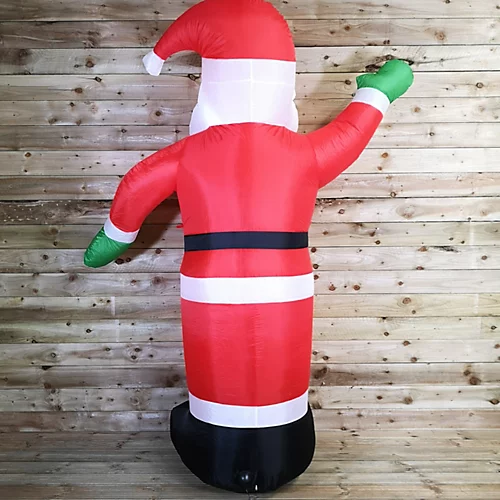 8ft (250cm) Giant LED Inflatable Santa Claus Christmas Outdoor Decoration 2 8ft (250cm) Giant LED Inflatable Santa Claus Christmas Outdoor Decoration - Image 2