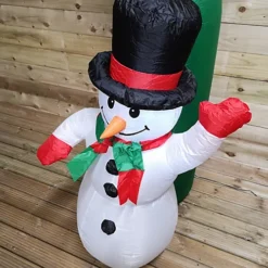 8ft (250cm) LED Christmas Inflatables Santa & Snowman Party Archway Decorations -Deals Christmas Decor Store 8ft 250cm led christmas inflatables santa snowman party archway decorations5056589193980 04c MP