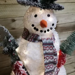 90cm Battery Operated LED Snowman Holding Shovel & Tree Indoor Christmas Decoration -Deals Christmas Decor Store 90cm battery operated led snowman holding shovel tree indoor christmas decoration5056589107628 03c MP