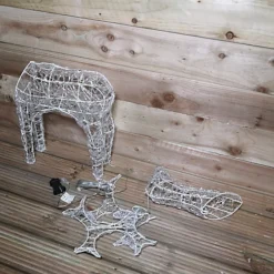 90cm Indoor Outdoor Acrylic Reindeer Christmas Decoration With 80 White LEDs -Deals Christmas Decor Store 90cm indoor outdoor acrylic reindeer christmas decoration with 80 white leds5056589186654 04c MP