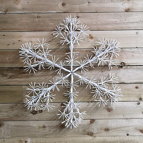 90cm Premier Indoor Outdoor Christmas Starburst Snowflake LED Light In Rainbow 4 90cm Premier Indoor Outdoor Christmas Starburst Snowflake LED Light In Rainbow - Image 4