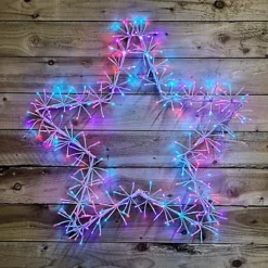 90cm Premier Indoor Outdoor Christmas Twinkling Starburst LED Light In Rainbow -Deals Christmas Decor Store 90cm premier indoor outdoor christmas twinkling starburst led light in rainbow5056589183974 04c MP