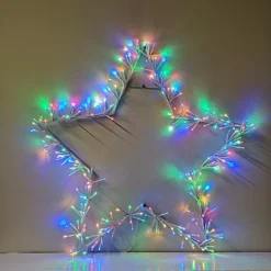 90cm Premier Twinkling LED White Star Silhouette Christmas Decoration In Multicoloured -Deals Christmas Decor Store 90cm premier twinkling led white star silhouette christmas decoration in multicoloured5056589180669 04c MP