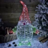 90cm White LED Indoor Outdoor Acrylic Christmas Gonk Decoration