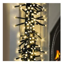 960 LED Christmas Cluster Lights Warm White Multi-action With Timer Lights 12.4M -Deals Christmas Decor Store 960 led christmas cluster lights warm white multi action with timer lights 12 4m5053844154755 03c MP
