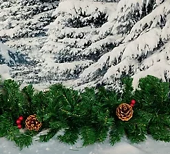 Artificial Christmas Garland Red Berry & Pine Cones Green Garland 2.7M -Deals Christmas Decor Store artificial christmas garland red berry pine cones green garland 2 7m5053844057186 03c MP