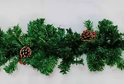 Artificial Christmas Garland Red Berry & Pine Cones Green Garland 2.7M -Deals Christmas Decor Store artificial christmas garland red berry pine cones green garland 2 7m5053844057186 06c MP