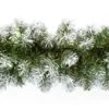 Artificial Christmas Garland Snow Tipped Green Garland Premier Decor 2.7M