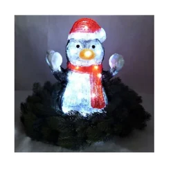 Battery Operated Acrylic Christmas Penguin Light Bright White LED Light Snowball Fight Red Scarf -Deals Christmas Decor Store battery operated acrylic christmas penguin light bright white led light snowball fight red scarf8438546998291 03c MP