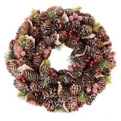 Berries Autumn Winter Door Decoration Christmas Wreath 36cm -Deals Christmas Decor Store berries autumn winter door decoration christmas wreath 36cm5060633941090 02c MP