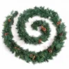 Best Artificial 12ft Colorado Pine Christmas Garland With Pine Cones