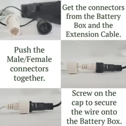 Best Artificial 2.5m Warm White Outdoor Connectable Icicle Christmas LED Lights With Waterproof Battery Box -Deals Christmas Decor Store best artificial 2 5m warm white outdoor connectable icicle christmas led lights with waterproof battery box5060637305591 04c MP