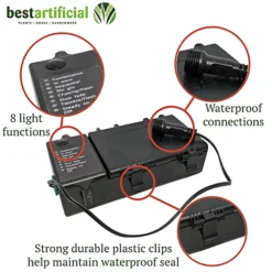 Best Artificial 20m Outdoor Blue & Bright White Connectable Icicle Christmas LED Lights With Waterproof Battery Box -Deals Christmas Decor Store best artificial 20m outdoor blue bright white connectable icicle christmas led lights with waterproof battery box5060637305447 03c MP