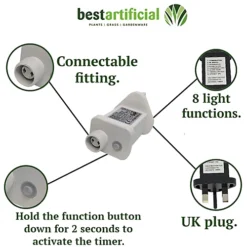 Best Artificial 20m Warm White Outdoor Connectable Icicle Mains Powered Christmas LED Lights Waterproof 6 Best Artificial 20m Warm White Outdoor Connectable Icicle Mains Powered Christmas LED Lights Waterproof -Deals Christmas Decor Store best artificial 20m warm white outdoor connectable icicle mains powered christmas led lights waterproof5060637304136 03c MP