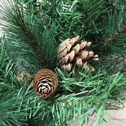 Best Artificial 6ft Colorado Pine Christmas Garland With Pine Cones With 50 Warm White Battery Lights -Deals Christmas Decor Store best artificial 6ft colorado pine christmas garland with pine cones with 50 warm white battery lights5060637304211 03c MP