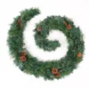 Best Artificial 6ft Frosted Luxury Christmas Garland With Pine Cones