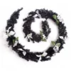 Best Artificial 9ft Black & Silver Decorated Christmas Garland