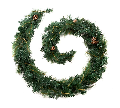 Best Artificial 9ft Colorado Pine Christmas Garland With Pine Cones 1 Best Artificial 9ft Colorado Pine Christmas Garland With Pine Cones