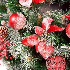 Best Artificial Christmas 60cm Frosted Wreath LED Lights 5 Best Artificial Christmas 60cm Frosted Wreath LED Lights -Deals Christmas Decor Store best artificial christmas 60cm frosted wreath led lights5060256549444 03c MP