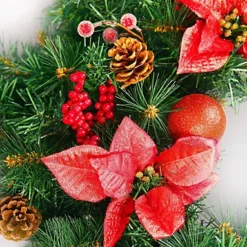 Best Artificial Christmas 6ft Red Decorated Garland With 50 Warm White Battery Lights 6 Best Artificial Christmas 6ft Red Decorated Garland With 50 Warm White Battery Lights -Deals Christmas Decor Store best artificial christmas 6ft red decorated garland with 50 warm white battery lights5060256549482 03c MP