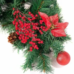 Best Artificial Christmas 6ft Red Decorated Garland 7 Best Artificial Christmas 6ft Red Decorated Garland -Deals Christmas Decor Store best artificial christmas 6ft red decorated garland5060256549666 06c MP