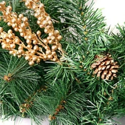 Best Artificial Christmas 9ft Gold Decorated Garland -Deals Christmas Decor Store best artificial christmas 9ft gold decorated garland5060256549888 02c MP