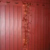 Bloom Artificial Red Berry Micro LED Garland - Faux Fake Berries, Indoor Home Winter Christmas Decoration - 120cm