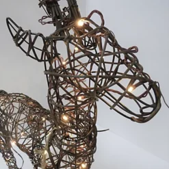 Brown Wicker Deer LED Christmas Reindeer Decoration 72 Warm White Lights 104cm -Deals Christmas Decor Store brown wicker deer led christmas reindeer decoration 72 warm white lights 104cm8718533363920 03c MP
