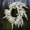 Candy Cane All Season Autumn Winter Door Decoration Christmas Wreath 36cm (CR42)