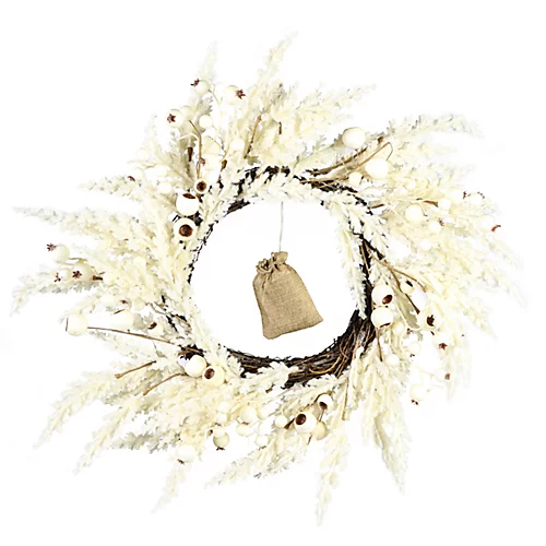 Candy Cane All Season Autumn Winter Door Decoration Christmas Wreath 36cm (CR42) 2 Candy Cane All Season Autumn Winter Door Decoration Christmas Wreath 36cm (CR42) - Image 2