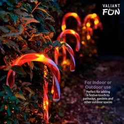 Candy Cane Christmas Outdoor Lights - 8-Pack - 40cm Tall - 4.2m String - 64 LED Lights 7 Candy Cane Christmas Outdoor Lights - 8-Pack - 40cm Tall - 4.2m String - 64 LED Lights -Deals Christmas Decor Store candy cane christmas outdoor lights 8 pack 40cm tall 4 2m string 64 led lights5031300099673 04c MP