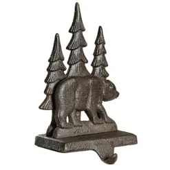Cast Iron Bear Christmas Stocking Holder -Deals Christmas Decor Store cast iron bear christmas stocking holder5060633940369 02c MP