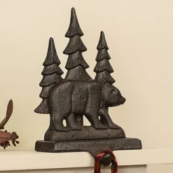 Cast Iron Bear Christmas Stocking Holder -Deals Christmas Decor Store cast iron bear christmas stocking holder5060633940369 03c MP