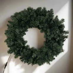 CGC 70cm Large Luxury Green Pre Lit LED Christmas Xmas Wreath Outdoor Indoor -Deals Christmas Decor Store cgc 70cm large luxury green pre lit led christmas xmas wreath outdoor indoor5060759787176 02c MP