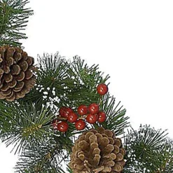 Christmas 2.7M (9ft) Ipswich Garland With Berries & Pinecones -Deals Christmas Decor Store christmas 2 7m 9ft ipswich garland with berries pinecones5056337108303 03c MP