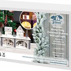 Christmas Battery Powered Wooden Light Up Festive Scene Ornament- Large 6 Christmas Battery Powered Wooden Light Up Festive Scene Ornament- Large -Deals Christmas Decor Store christmas battery powered wooden light up festive scene ornament large5021196820468 03c MP