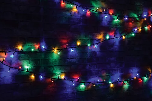 Christmas Festive Connectable Outdoor LED String Lights- Multi Coloured 2 Christmas Festive Connectable Outdoor LED String Lights- Multi Coloured - Image 2