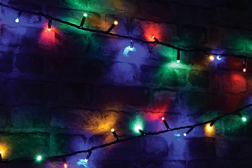 Christmas Festive Connectable Outdoor LED String Lights- Multi Coloured 3 Christmas Festive Connectable Outdoor LED String Lights- Multi Coloured - Image 3